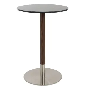 Black Marble Top Tango Bar Table