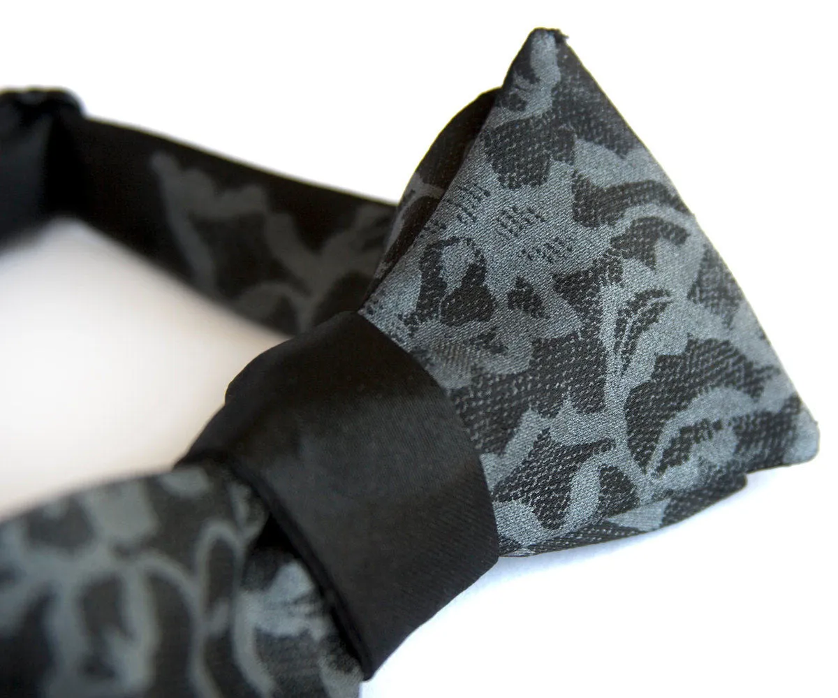 Boudoir Lace Print Bow Tie