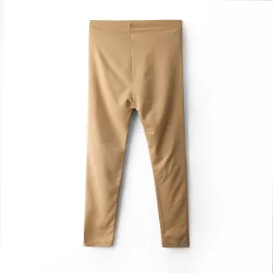 Camel color summer tights for kids.