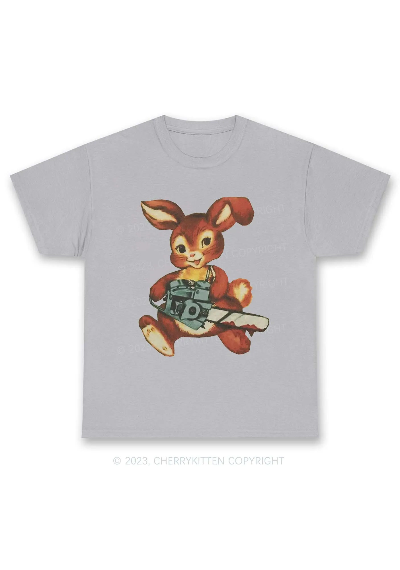 Chainsaw Bunny Chunky Shirt Cherrykitten