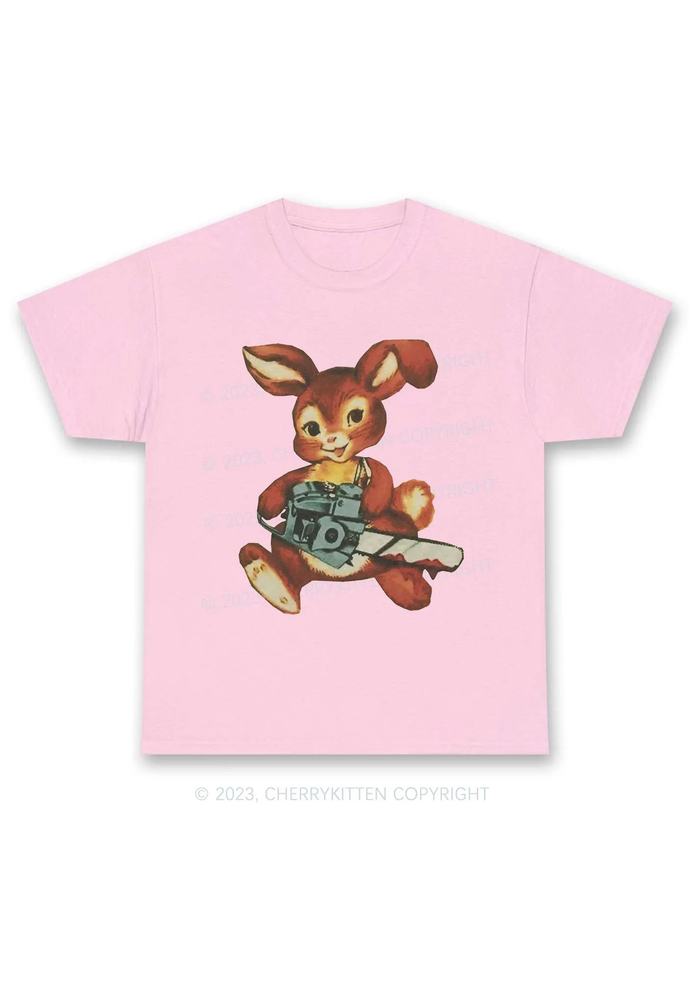 Chainsaw Bunny Chunky Shirt Cherrykitten