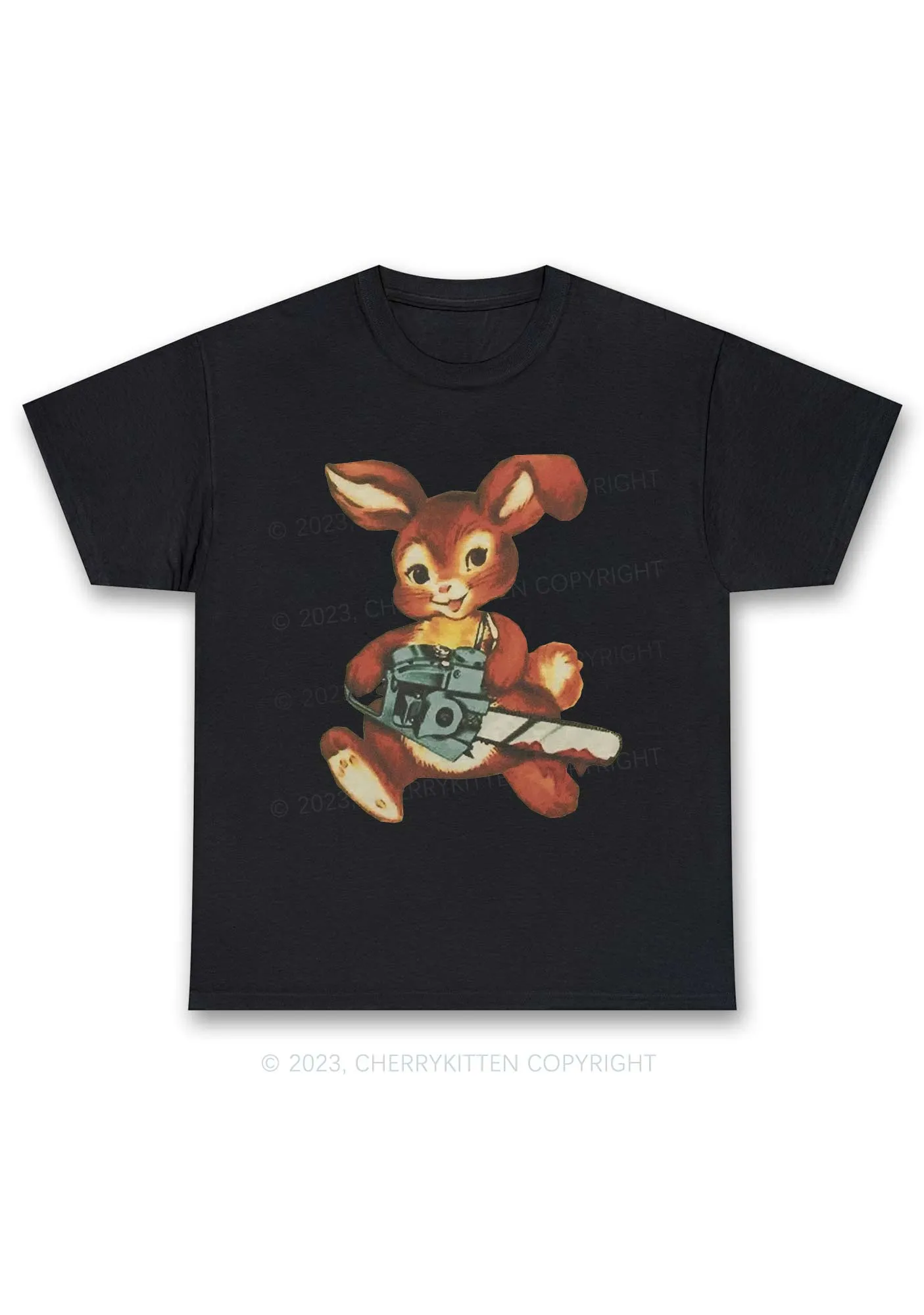 Chainsaw Bunny Chunky Shirt Cherrykitten