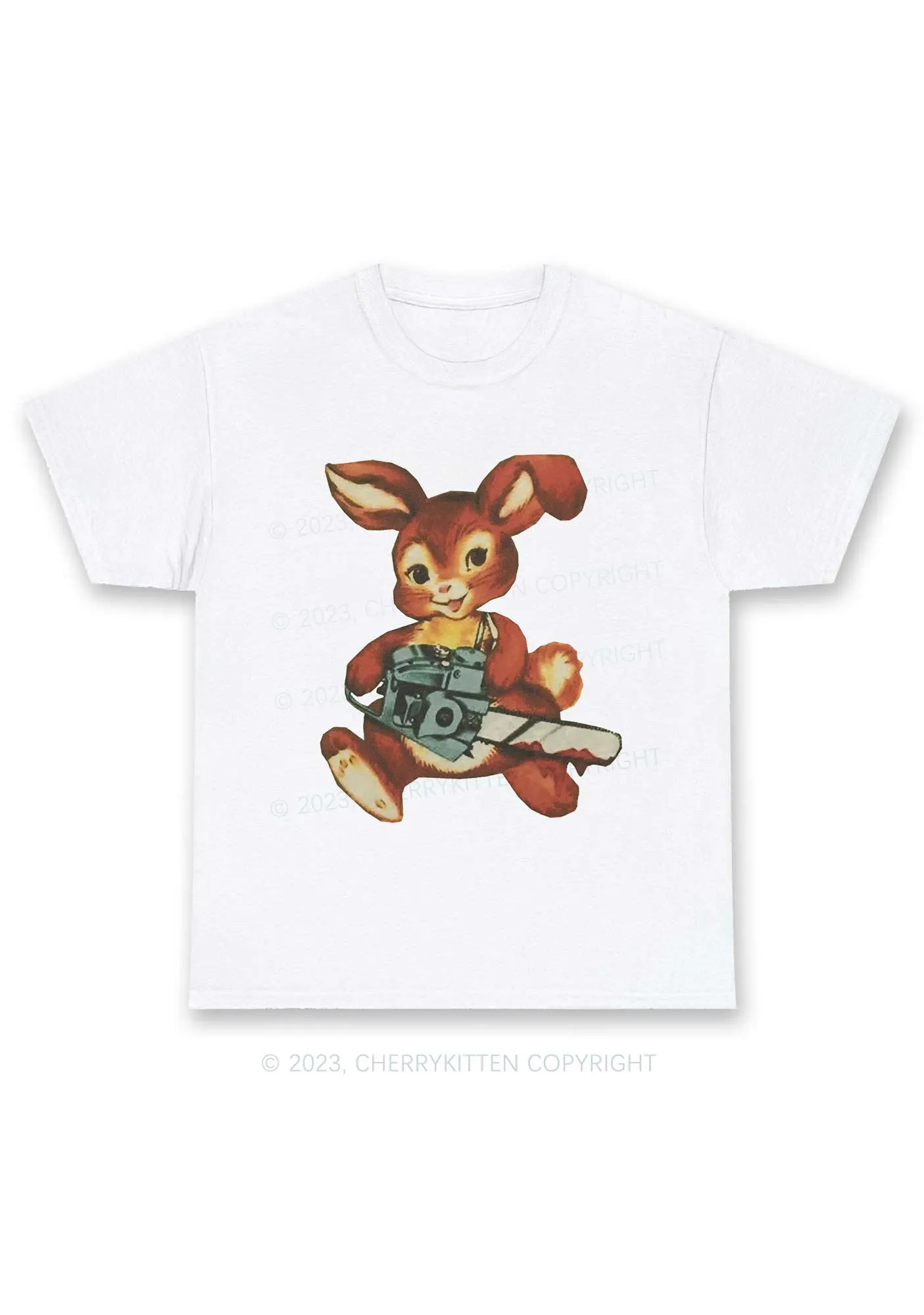 Chainsaw Bunny Chunky Shirt Cherrykitten