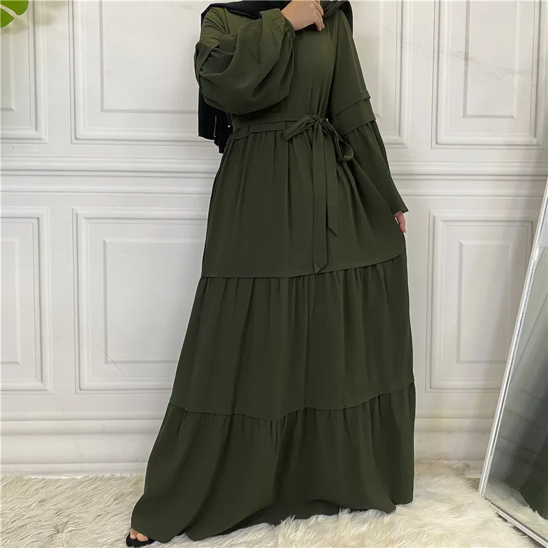 (CR001)MS010-MS025Single Piece Closed Abaya Pullover Robe Collection