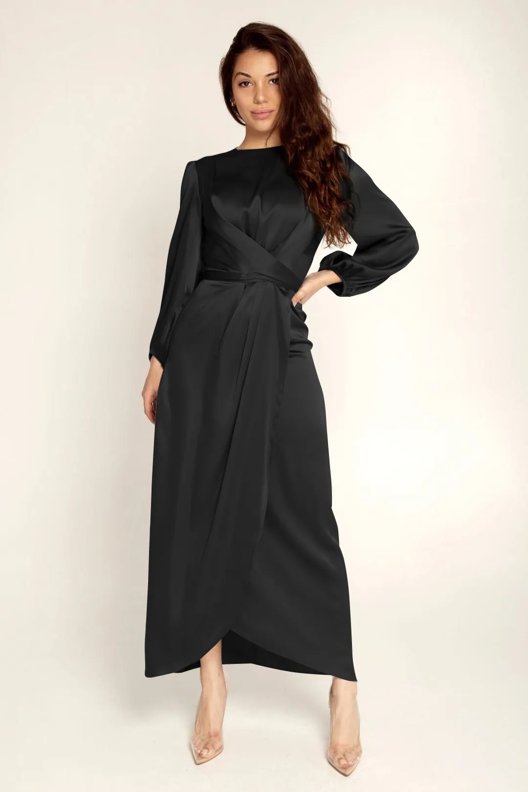 (CR001)MS010-MS025Single Piece Closed Abaya Pullover Robe Collection