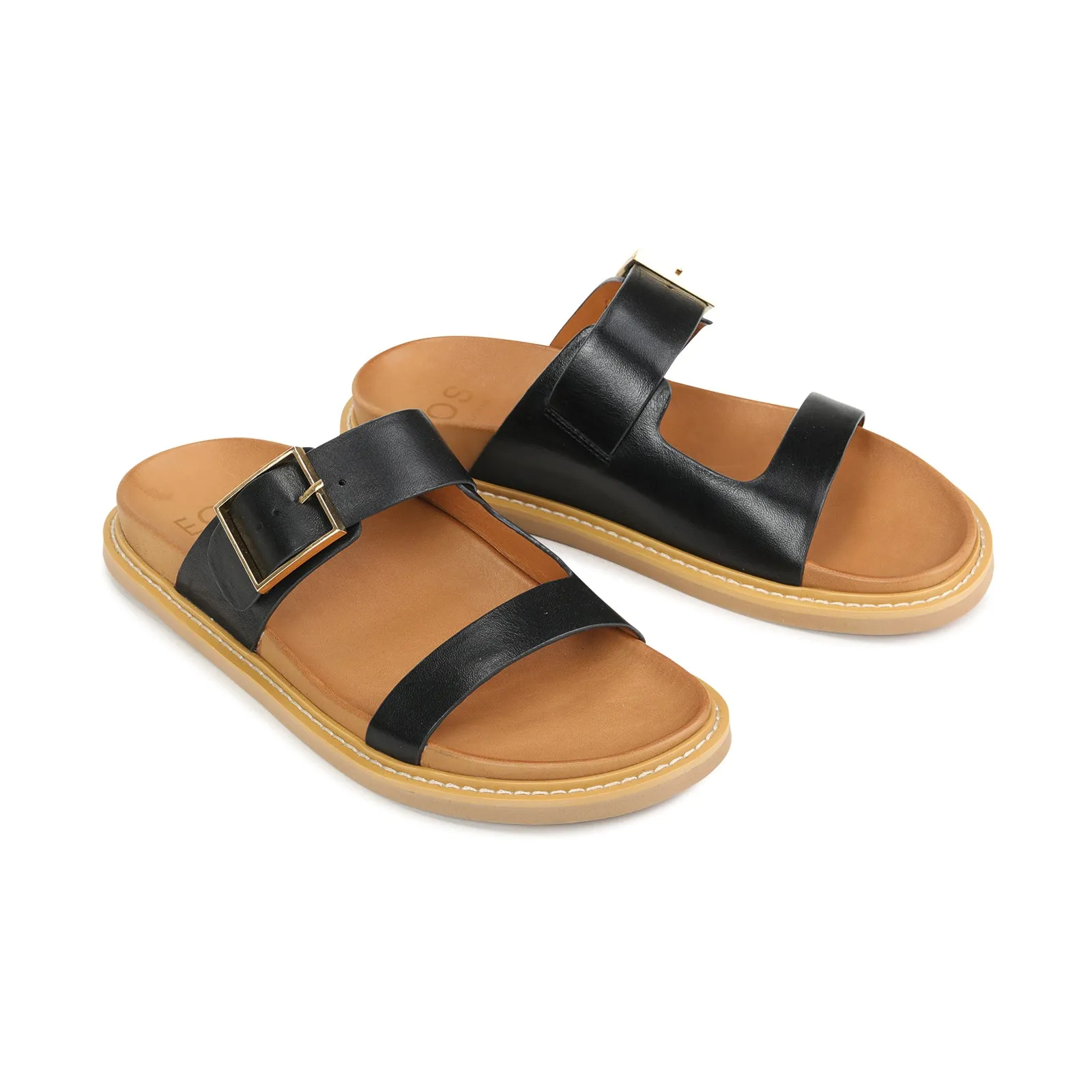 DEDRA SLIDES LEATHER