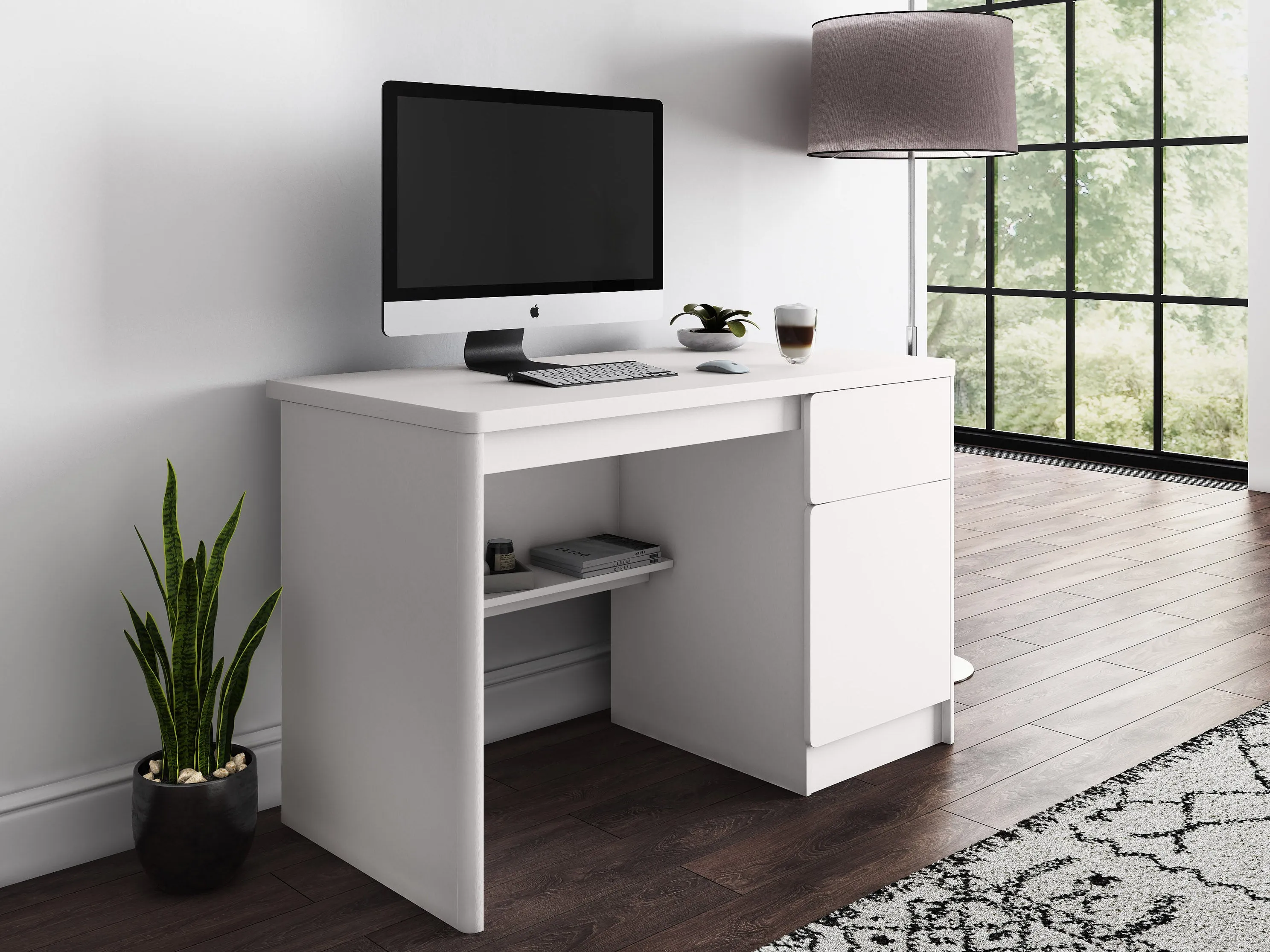 Desk with Cabinet