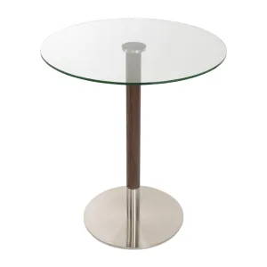 Glass Top Tango Round Bar Table