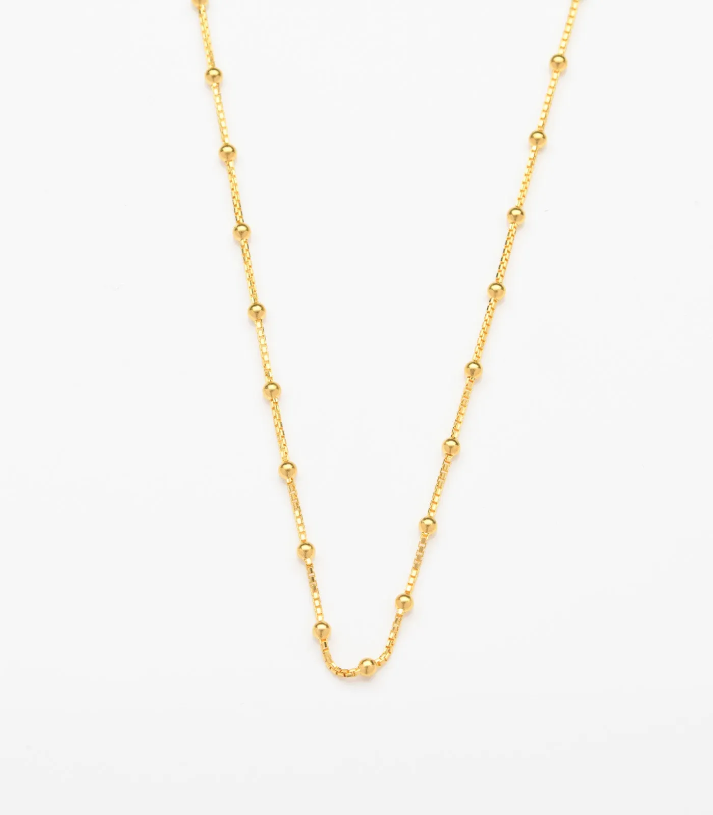 Graceful beaded chain