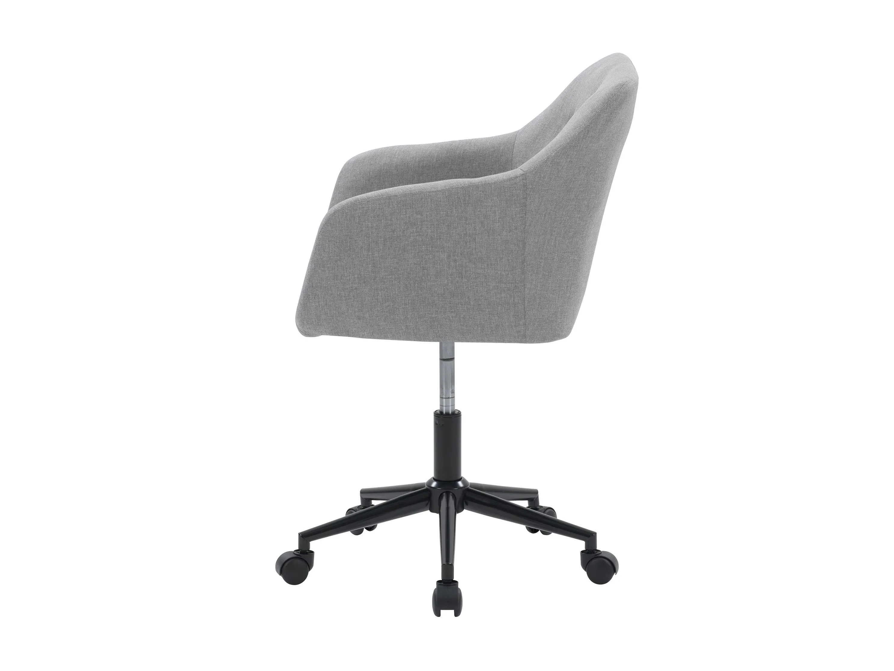 Light Grey Office Chair with Arms