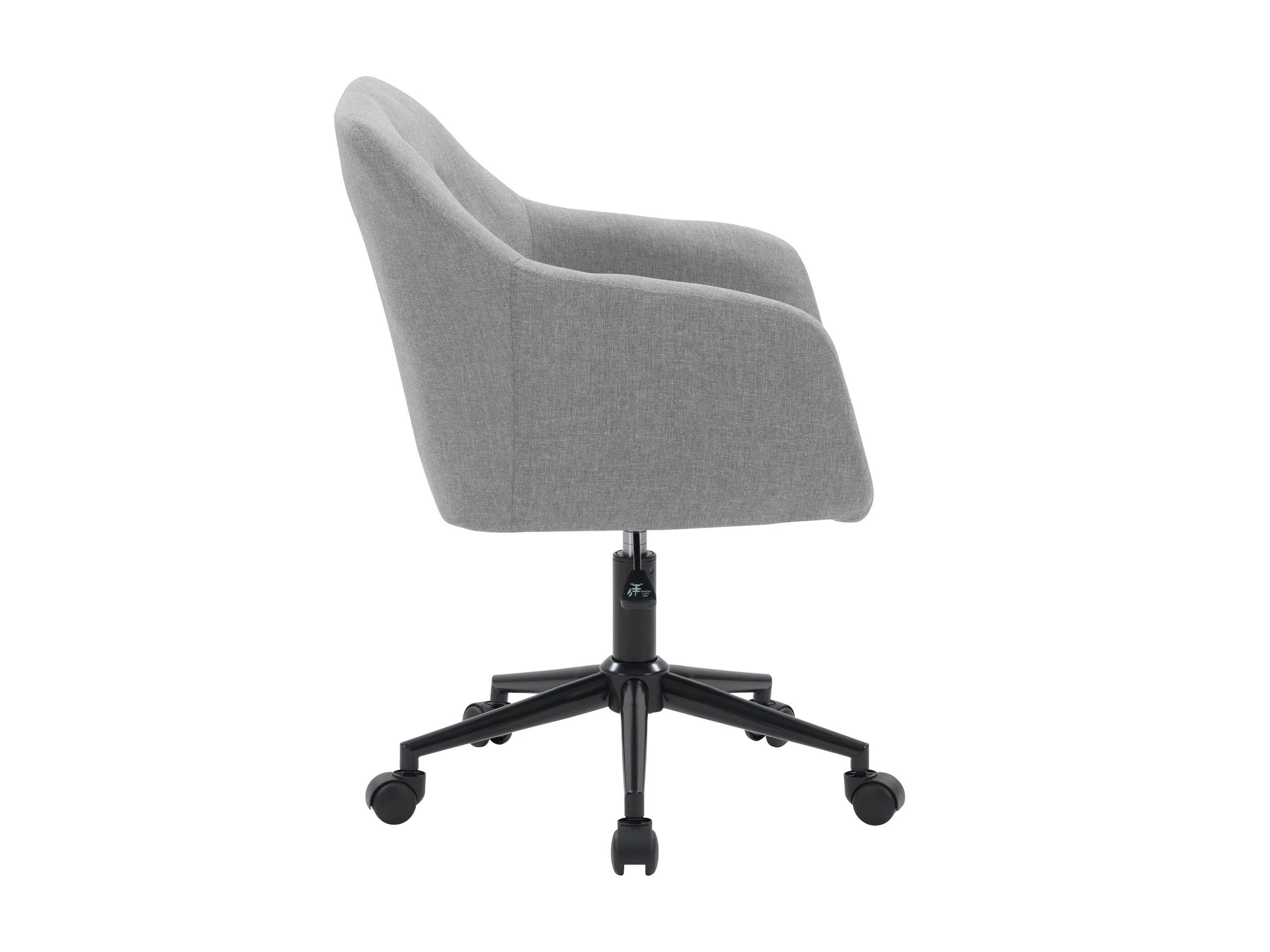 Light Grey Office Chair with Arms