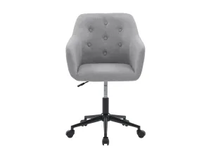 Light Grey Office Chair with Arms