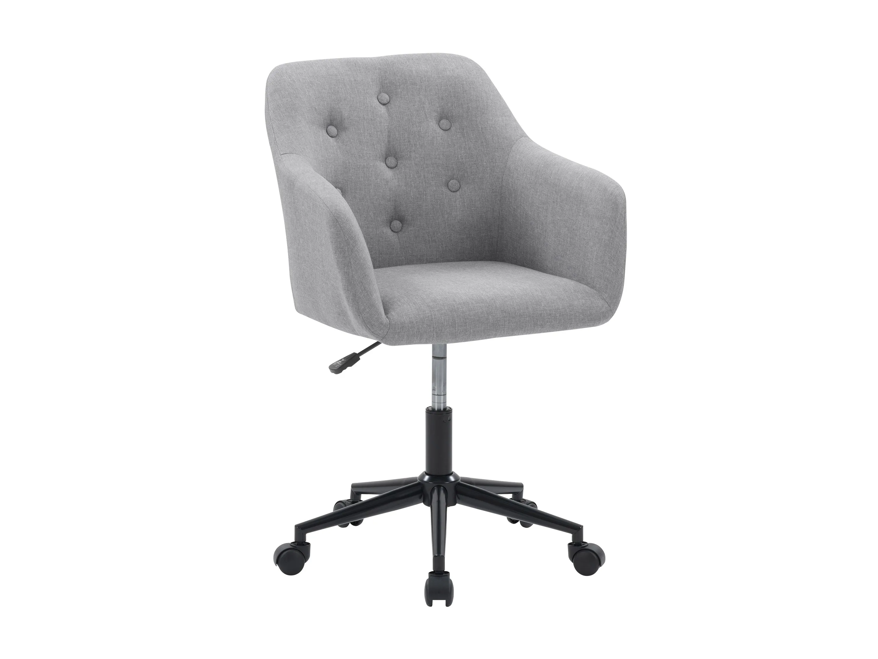 Light Grey Office Chair with Arms