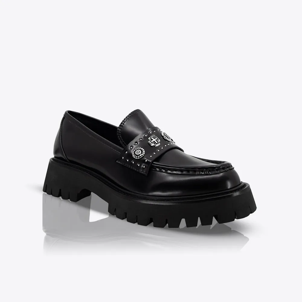 Maritime Loafer Black/Silver