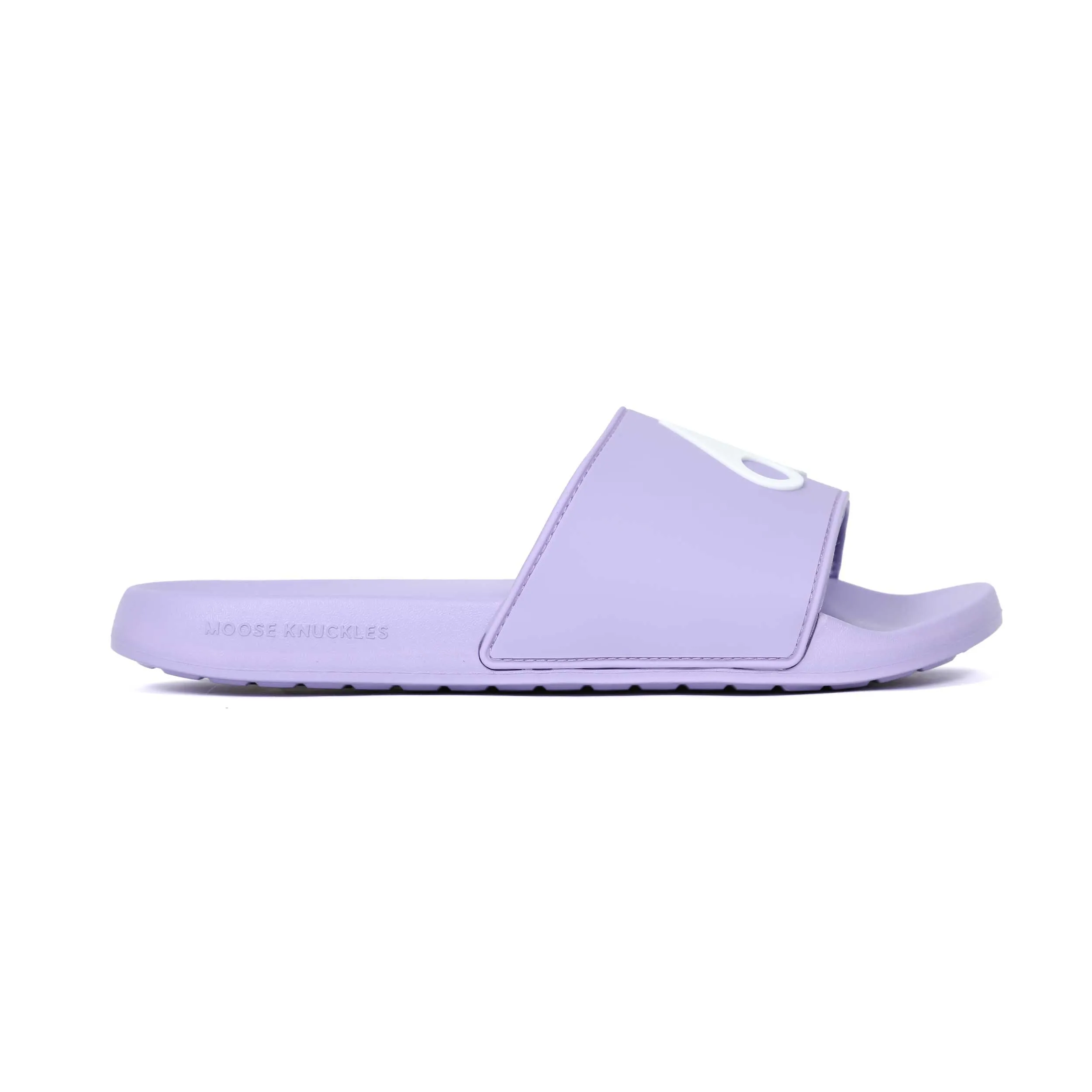 Moose Knuckles Logo Icon Sport Slide in Orchid Petal