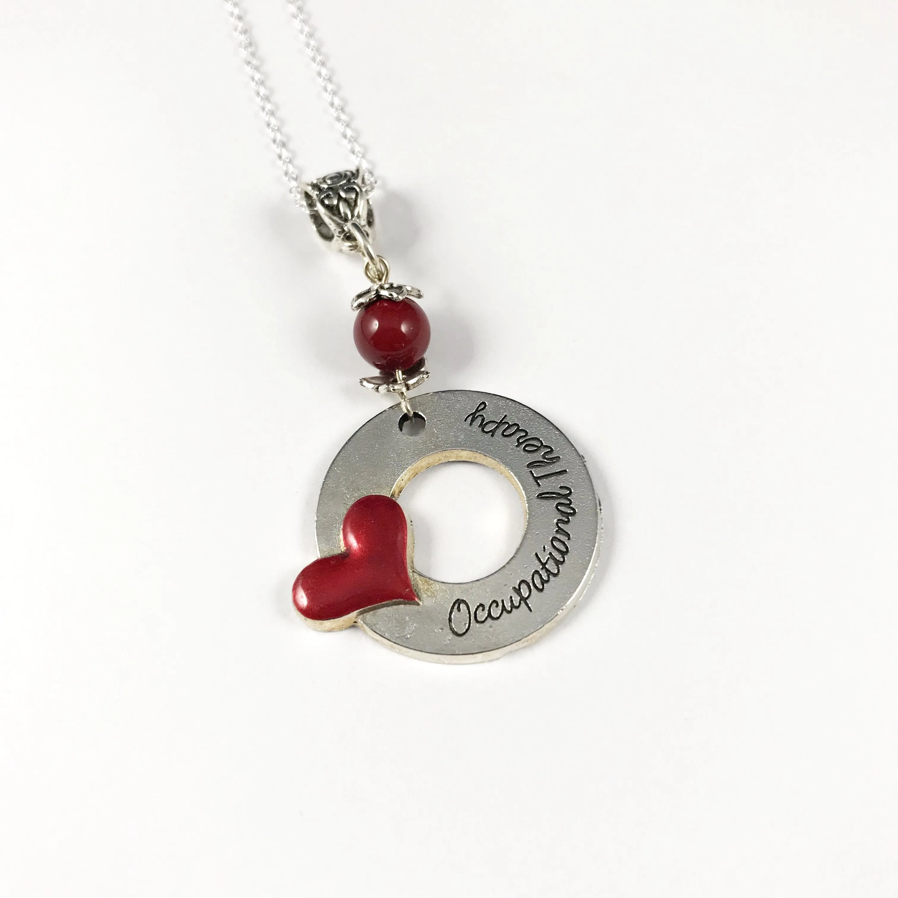 "I Heart Occupational Therapy" Necklace