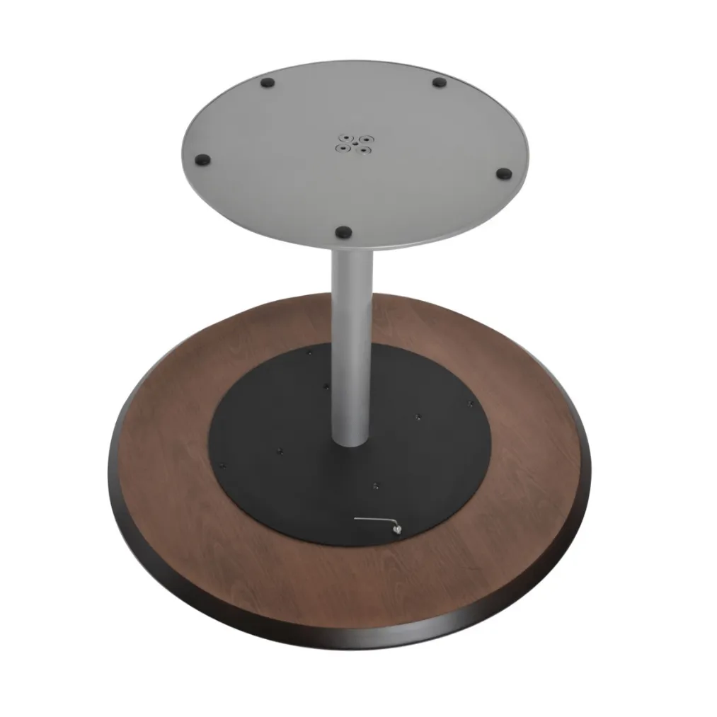 Round Wood Top Tango Bar Table