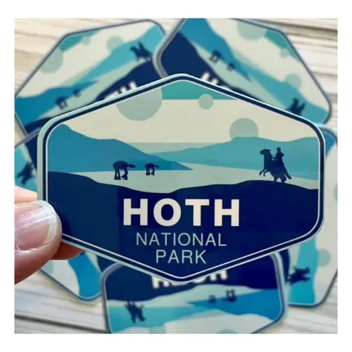 Star Wars: Hoth National Park - Sticker