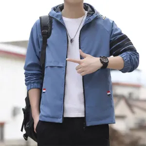 Trendy Men's Versatile Thin Cardigan Hoodie for Summer