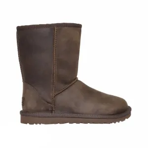 UGG Classic Short Leather Brownstone Boots