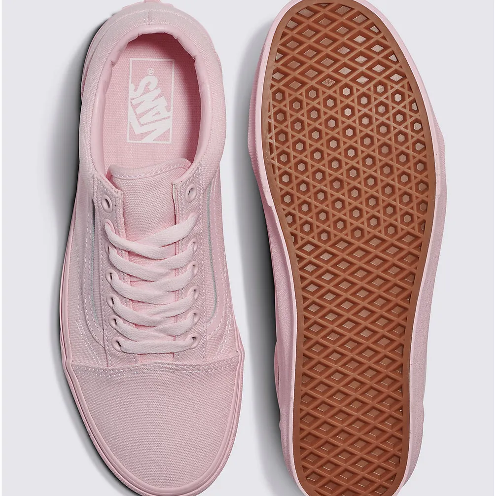 Vans Men's Old Skool Pastel Mono Shoes - Pink