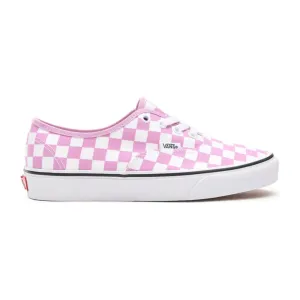 Vans Unisex Checkerboard Authentic Shoes - Orchid Pink / True White