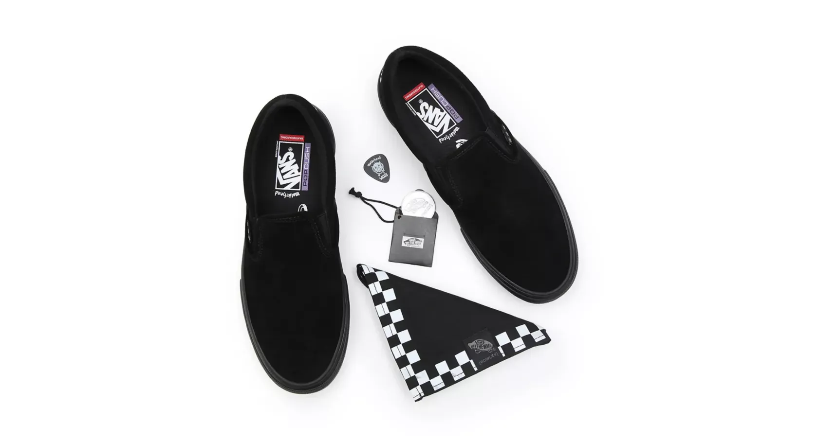 Vans X Motorhead Skate Slip On - Black/Black