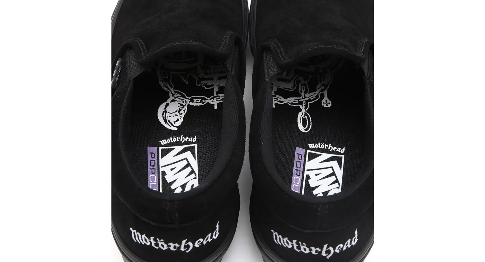 Vans X Motorhead Skate Slip On - Black/Black