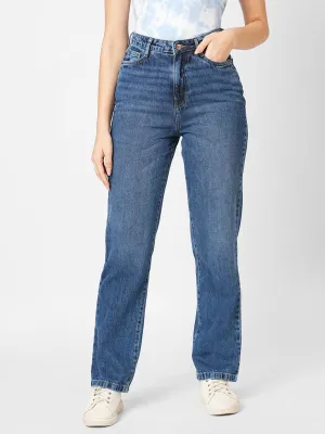 Women High-Rise Mom Fit Jeans